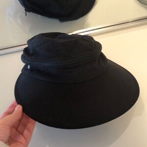 Solbari Black Sun Hat / Visor
